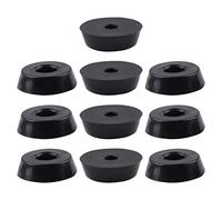 sourcing map 10pcs Rubber Feet Round Bumper Furniture Table Printer Chopping Board Speaker Floor Protector Cabinet Leg Pads, D18x15xH5mm
