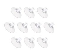 sourcing map 10Pcs Screw Suction Cup, 41mm/1.61" Glass Suction Pads Clear PVC Strong Sucker Pad Holder with M4x10mm Screw Nut for Bathroom Wall Door Window Car Shade