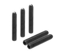 sourcing map 10pcs Screw Thread Ball Plunger M5 x 30mm High Carbon Steel Hex Socket Spring Plunger Ball for Lubrication Pneumatic Tools, Black