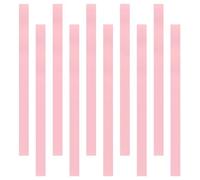 sourcing map 10pcs Self-Adhesive Flexible Molding Trim 200mm x 10mm Mirror Like Sticker Acrylic Gap Filler Trim Strip Decals Stickers for Wall Frames Wallpaper Border Waist Lines Rose Gold