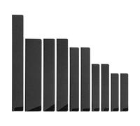 sourcing map 10Pcs Set Knife Edge Guards ABS Knife Cover Sleeves Knife Case Blade Protectors Universal Knife Sheath for Home Kitchen Knife