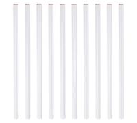 sourcing map 10pcs Sewing Marking Pencil Water Soluble Fabric Pencil Tailors Chalk Wipe Quilting Pencils Sewing Washable Marking Pencil for Dressmakers Sewing DIY Crafts, White