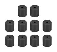 sourcing map 10Pcs Silicone Bed Mounts 3D Printer Heat Bed Silicone Leveling Column Silicone Buffer 16mm for 3D Printer Black