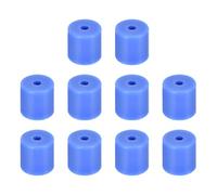 sourcing map 10Pcs Silicone Bed Mounts 3D Printer Heat Bed Silicone Leveling Column Silicone Buffer 16mm for 3D Printer Blue