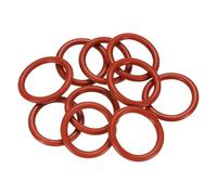 sourcing map 10pcs Silicone O-Ring 22mm OD 16mm ID 3mm Width Metric Sealing Gasket Plumbing VMQ Seal O-Ring Washer for Pressure Washer Air Gas Connections Auto Repair, Red