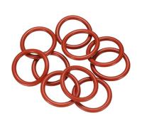 sourcing map 10pcs Silicone O-Ring 24mm OD 18mm ID 3mm Width Metric Sealing Gasket Plumbing VMQ Seal O-Ring Washer for Pressure Washer Air Gas Connections Auto Repair, Red