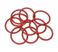 sourcing map 10pcs Silicone O-Ring 35mm OD 29mm ID 3mm Width Metric Sealing Gasket Plumbing VMQ Seal O-Ring Washer for Pressure Washer Air Gas Connections Auto Repair, Red