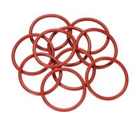 sourcing map 10pcs Silicone O-Ring 39mm OD 33mm ID 3mm Width Metric Sealing Gasket Plumbing VMQ Seal O-Ring Washer for Pressure Washer Air Gas Connections Auto Repair, Red