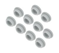 sourcing map 10pcs Silicone Snap in Locking Hole Plugs,12.5mm/0.5 Inch Mounting Diameter Narrow Groove Width 2mm Panel Seal Cover Round for Kitchen Bulkheads Waterproof Sealing Plugs Grey
