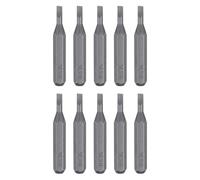 sourcing map 10pcs SL2.0 Slotted Screwdriver Bit 5/32" Hex Shank 28mm Length S2 Steel Magnetic Flat Head Hex Screw Driver Bits for Electric Manual Screwdrivers Precision Repair