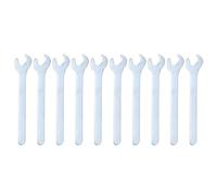 sourcing map 10pcs Small Wrench Open End 8x90x1.5mm Metric U-Shaped Single Open Ended Spanner Super Thin Small Flat Head Galvanizing Wrench for Automotive Repair Furniture Assembly