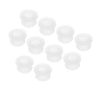 sourcing map 10Pcs Snap Rubber Grommet Hole Plug Mount Dia 16mm ID 12mm H 11.5mm Seal Anti-Scratch for Electrical Box Cable Pipe Transparent