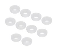sourcing map 10Pcs Snap Rubber Grommet Plug Mount Dia 16mm ID 12mm Narrow Groove Width 2mm Seal Anti-Scratch for Electrical Box Cable Pipes Transparent