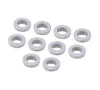 sourcing map 10Pcs Snap Rubber Grommet Plug Mount Dia 17mm ID 13mm Narrow Groove Width 2mm Seal Anti-Scratch for Electrical Box Cable Pipes Grey