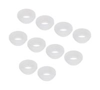 sourcing map 10Pcs Snap Rubber Grommet Plug Mount Dia 18mm ID 14mm Narrow Groove Width 2mm Seal Anti-Scratch for Electrical Box Cable Pipes Transparent