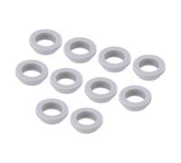 sourcing map 10Pcs Snap Rubber Grommet Plug Mount Dia 24mm ID 19mm Narrow Groove Width 2.5mm Seal Anti-Scratch for Electrical Box Cable Pipes Grey