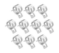 sourcing map 10pcs Spring Band Type Hose Clamps 18mm Fuel Line Hose Spring Clip Silicone Vacuum Hose Pipe Clamp Low Pressure Tube Clip Fastener