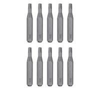 sourcing map 10pcs SQ0 Square Screwdriver Bit 5/32" Hex Shank 28mm Length S2 Steel Magnetic 4 Point Head Hex Screw Driver Bits for Electric Manual Screwdrivers Precision Repair