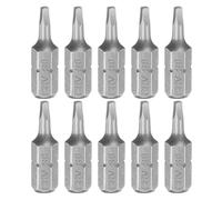sourcing map 10pcs Square Head Screwdriver Bits 1/4" Hex Shank SQ0 Magnetic Head 1" Length CR-V Steel Screw Driver Drill Bit for Repair Work Electric Screw Driver