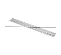 sourcing map 10Pcs Square Steel Key Stock, 1/8" x 1/8" x 12" Cold-Drawn 45# Steel Bars
