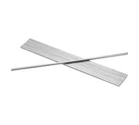 sourcing map 10Pcs Square Steel Key Stock, 3/16" x 3/16" x 12" Cold-Drawn 45# Steel Bars