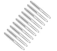 sourcing map 10pcs Straight Flute Thread Tap, M6 x 1.0 Metric Screw Threading Tapping Tool Thread Milling Machine Taps, High-Speed Steel 6542 (HSS 6542)