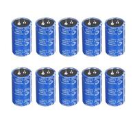 sourcing map 10Pcs Super Capacitor, 2.7V 500F Farad Automotive Capacitor Low ESR Fast Charge Long Life, for Solar Energy Storage Portable Power Supply DIY Electron