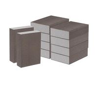 sourcing map 10pcs Superfine Sanding Sponge Blocks 800-1000 Grit Foam Sanding Block for Polishing Kitchen Metal Wood Drywall, 100x70x25mm