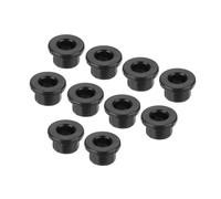 sourcing map 10Pcs T Shape Rubber Grommet Mount Dia 16.5mm ID 10mm H 13mm Black Seal Protection Cable Grommets Flexible for Cable Pipe