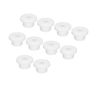 sourcing map 10Pcs T Type Rubber Grommet Mount Dia 16mm (23x7x13mm) Seal Protection Flexible Hole Plugs for Cable Pipe White