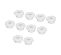 sourcing map 10Pcs T Type Rubber Grommet Mount Dia 19mm (26x9x14mm) Seal Protection Flexible Hole Plugs for Cable Pipe White
