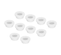 sourcing map 10Pcs T Type Rubber Grommet Mount Dia 29mm (36x19x13mm) Seal Protection Flexible Hole Plugs for Cable Pipe White