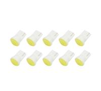 sourcing map 10Pcs T10 12V White Car Panel License COB LED Light Lamp Interior