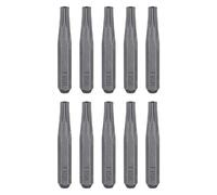 sourcing map 10pcs T15H Torx Screwdriver Bit 5/32" Hex Shank 28mm Length S2 Steel Magnetic Star 6 Point Head Hex Screw Driver Bits for Electric Manual Screwdrivers Precision Repair