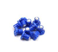 Sourcingmap 10Pcs T4.2 3014 2-SMD Blue LED Gauge Light Bulb for Car Interior