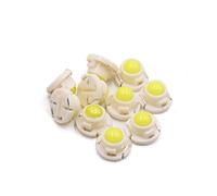 sourcing map 10Pcs T4.7 White LED Instrument Panel Gauge Light for Car Interior