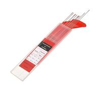 sourcing map 10pcs TIG Welding Tungsten Electrodes 0.04" x 7" 1.8-2.2% for Stainless Steel Welding, Aluminum Magnesium Alloy Welding Aerospace Automobile Manufacturing, Red WT20