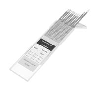 sourcing map 10pcs TIG Welding Tungsten Electrodes 1/8" x 7" 0.7-0.9% Zirconium for Stainless Steel Welding, Aluminum Magnesium Alloy Welding Aerospace Automobile Manufacturing, White WZ8