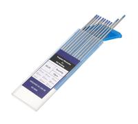 sourcing map 10pcs TIG Welding Tungsten Electrodes 1/8" x 7" 1.8-2.2% Lanthanum for Stainless Steel Welding, Aluminum Magnesium Alloy Welding Aerospace Automobile Manufacturing, Blue WL20
