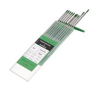 sourcing map 10pcs TIG Welding Tungsten Electrodes 1/8" x 7" Pure for Stainless Steel Welding, Aluminum Magnesium Alloy Welding Aerospace Automobile Manufacturing, Green WP