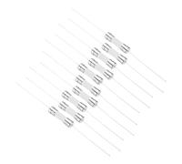 sourcing map 10Pcs Time Delay Fuse Lead Wire Ceramic Fuses 5mm x 20mm 250V 20A Fuse for Repair Circuit Boards,Lighting Equipment, Instrumentation,Home Appliance
