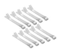 sourcing map 10Pcs Tiny Doll Hair Pins, 11mm/0.43in Silvery White Mini Metal Hair Clips Hairpins Bobby Pins for Doll, Doll Craft Supplies Bows DIY Hair Accessories