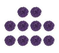 sourcing map 10pcs Tissue Paper Pom Poms 10 Inch Tissue Paper Flowers Wall Decorations for Wedding, Birthday Party, Celebration, Festival Decoration, Dark Purple