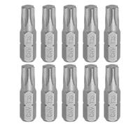 sourcing map 10pcs Torx Screwdriver Bit 1/4" Hex Shank T35 Head 1" Length CR-V Steel 6 Point Security Drill Bits for Repair Work Electric Screw Driver
