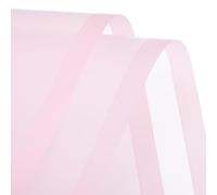 sourcing map 10pcs Transparent Pink Border Flower Wrapping Paper 22.8"x22.8" Waterproof Floral Wrapping Paper for DIY Crafts, Gift Flower Shop Bouquet Packaging