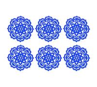 sourcing map 10Pcs Urinal Screen Deodorizer, Anti-Splash Scented Urinal Cakes Odor Protection Urinal Mats for Toilets and Bathroom, Blue