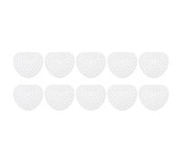 sourcing map 10Pcs Urinal Screen Deodorizer, Anti-Splash Scented Urinal Cakes Odor Protection Urinal Mats for Toilets, Bathroom, White