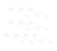 sourcing map 10pcs USB Port Cover Anti Dust Silicone USB Type-A Female Ports Protective Cover Protectors for PC Laptop, Transparent