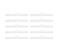 sourcing map 10Pcs Vertical Blind Hangers, 96mm Double Hole Plastic Vertical Blind Top Holders Blinds Curtains Replacement Slats for Home Office Hotels