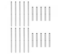 sourcing map 10pcs Watch Strap Tubes Pins 1.2mm Tube Dia 12mm Pin Length Stainless Steel Connecting Shaft for Watch Band Repairing Replacement